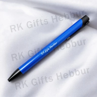 Personalized Matte Blue Laser Engraved Pen – Customized Name Premium Pen Gift for Office, Professionals and Special Occasions
