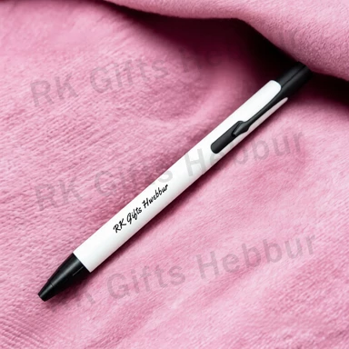 Personalized Matte White Laser Engraved Pen – Customized Name Premium Pen Gift for Office, Professionals and Special Occasions