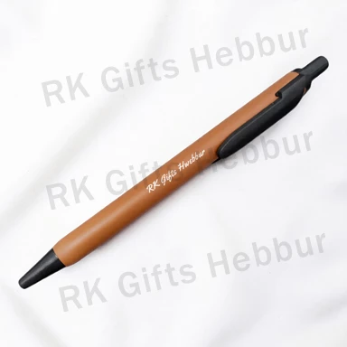 Personalized Matte Brown Laser Engraved Pen – Customized Name Premium Pen Gift for Office, Professionals and Special Occasions