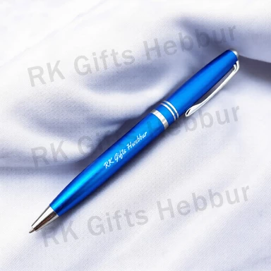Personalized Royal Blue Laser Engraved Pen – Customized Name Premium Pen Gift for Office, Professionals and Daily Use